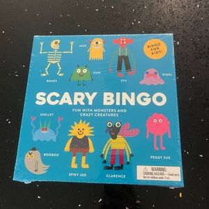 Scary Bingo Game for Kids